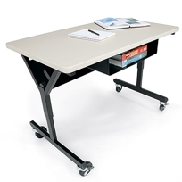 RECTANGLE CLASSROOM DESKS, UP TO 2 PEOPLE