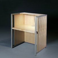 SINGLE-FACED COMPUTER CARREL