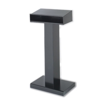 STANDING HEIGHT FLOOR LECTERNS WITH SHELF