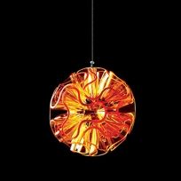 Coral Ball LED Pendant Light, Orange