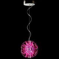 Coral Ball LED Pendant Light, Red