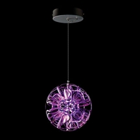 Coral Ball LED Pendant Light, Violet