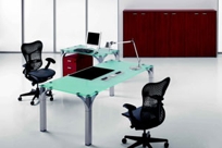 Palm Crystal Executive Desk