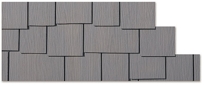 HardieShingle Staggered Edge Notched Panel