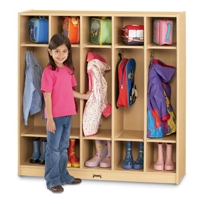 MAPLEWAVE COAT LOCKER - 5 SECTIONS