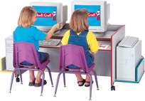 RAINBOW ACCENTS® KYDZ COMPUTER DESKS - DOUBLE