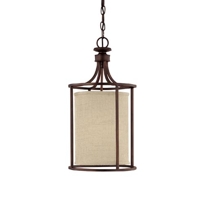 Midtown Burnished Bronze Two-Light Lantern Pendant
