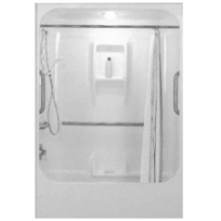 Institutional One Piece Tub/Shower Module (Model: A6032.21G RL)