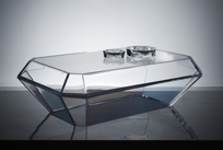 Clear Lucite/Acrylic Bullet Table