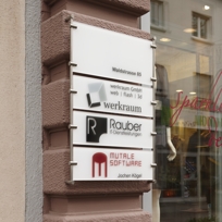 glass sign supports, MADE IN GERMANY