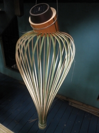 solar bamboo pendant