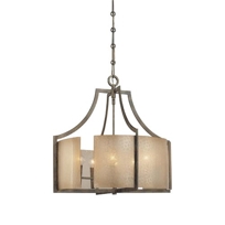 Clarte Patina Iron Six-Light Chandelier