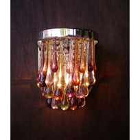 Zoe Nickel Plated One-Light Wall Sconce