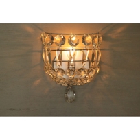 Lux Silver One-Light Wall Sconce