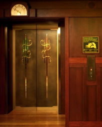 Bronze Elevator Door Skins
