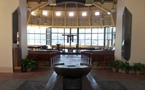 Copper Grilles and Bronze Baptismal