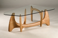 trapezoid coffee table