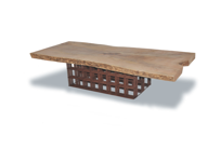 Tela Coffee Table - Mango - Single Base