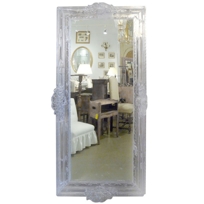 Lucite Baroque-Style Mirror