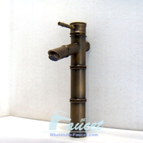 Bamboo Antique Brass Bathroom Faucet 5303F