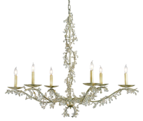 Modern Crystal Iron Chandelier