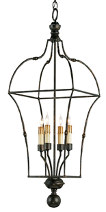  Distressed Iron Foyer Lantern 