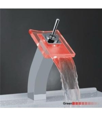 Led Waterfall Bathroom Faucet Chrome L-2022