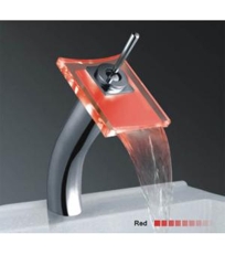 Led Waterfall Bathroom Faucet Chrome L-2021