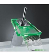 Led Waterfall Bathroom Faucet Chrome L-2019