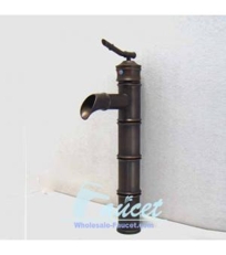 Antique Brass Bamboo Bathroom Faucet 5324F