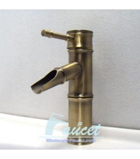 Antique Brass Bamboo Bathroom Faucet 5312B