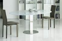 Omega Round Extendible Table