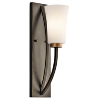 Edgecomb Olde Bronze One-Light Wall Sconce
