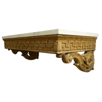 Giltwood Wall Mount Console