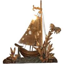 Giltwood Boat Mirror