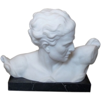 Marble Bust on Base