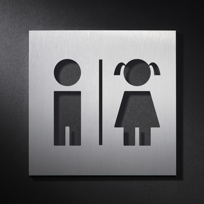 children's WC sign, MADE IN GERMANY