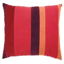 Amare Striped Red Pillow