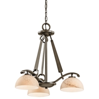 Garland Shadow Bronze Three-Light Chandelette