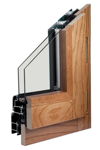 TRIAL 90 - Aluminium and wood windows.