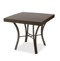 Faux Leather (faux) Square Table