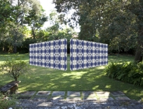 Jardin Relief Indigo