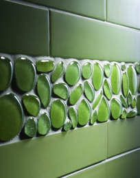 Agates recycled glass tile