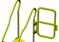 Safety Gates for Alternating Tread Stairs