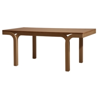 Wood dining table