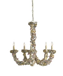 Oyster Shell Chandelier