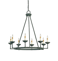 Black Modern Iron Chandelier