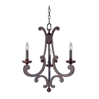 Strickland Sienna Bronze Three-Light Chandelier