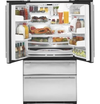 20.6 Cu. Ft. French Door Two Drawer Free-Standing Refrigerator, Model#: ZFGB21HZSS
