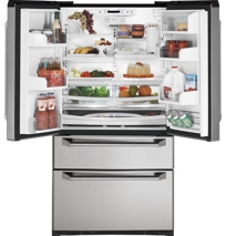 20.6 Cu. Ft. French Door Two Drawer Free-Standing Refrigerator, Model#: ZFGP21HZSS